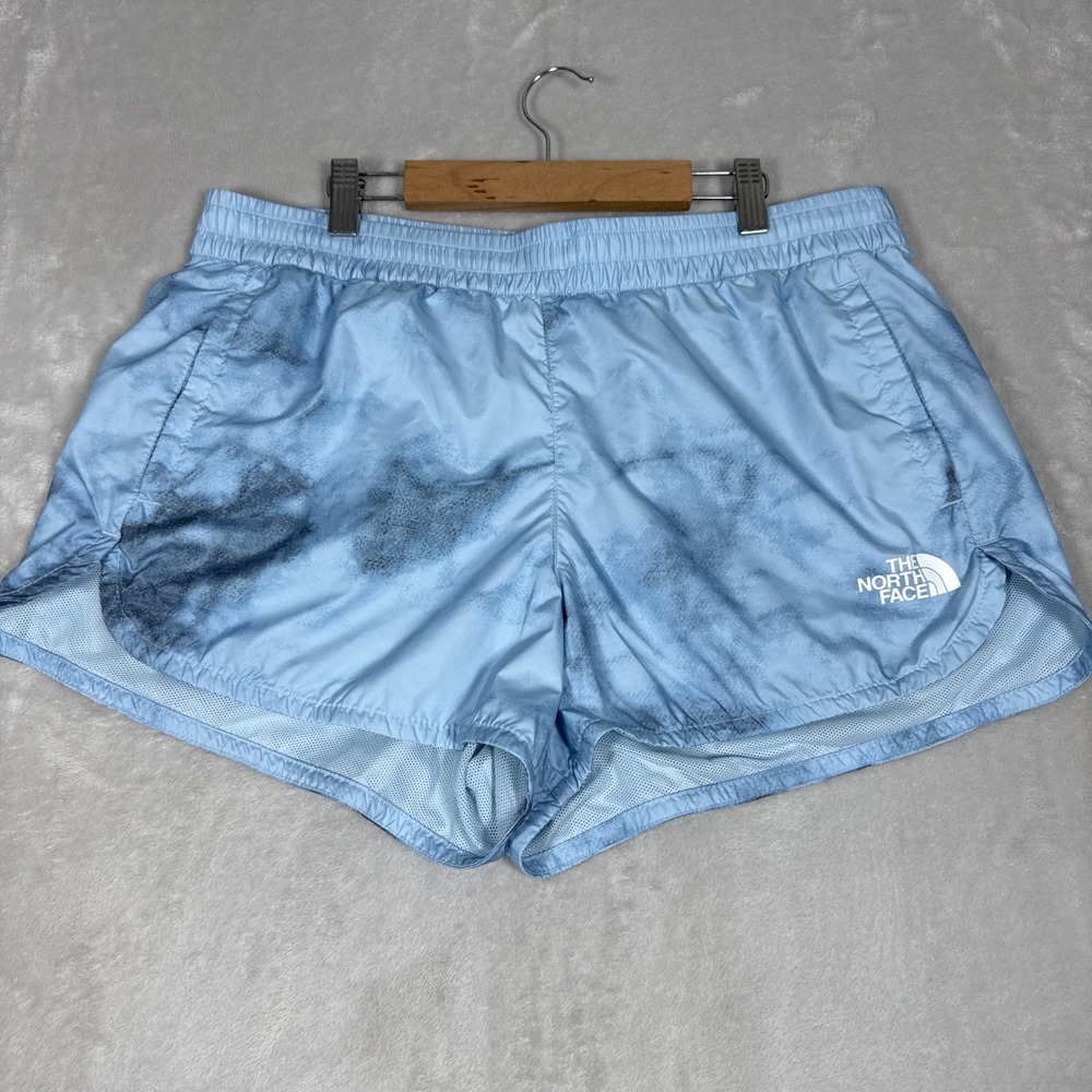 The North Face Light Blue Athletic Shorts